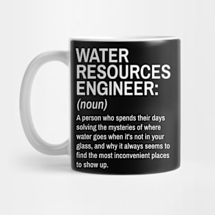 Water Resources Engineer Funny Definition Engineer Definition / Definition of an Engineer Mug